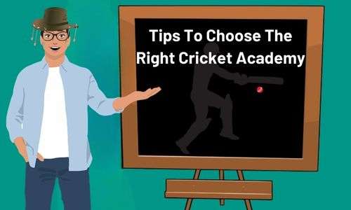 select right cricket academy to become a cricketer