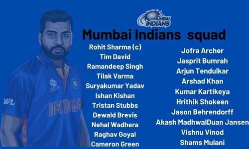 Mumbai Indians players list