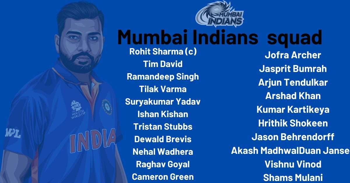 Mumbai Indians team 2023