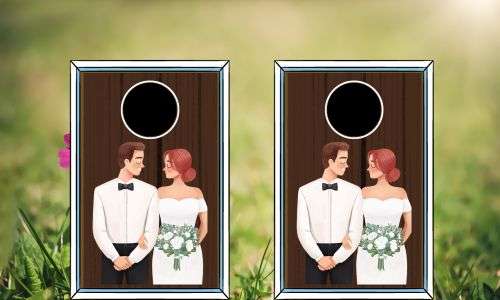 Wedding Cornhole boards